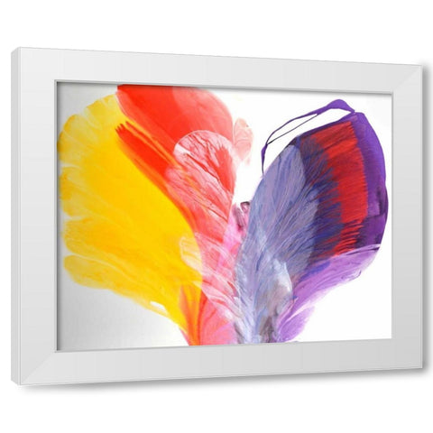 The Beginning White Modern Wood Framed Art Print by Segrest, Jane