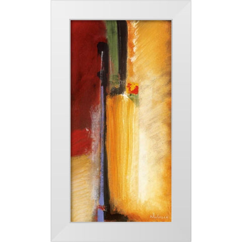 Metropolitan White Modern Wood Framed Art Print by Li-Leger, Noah