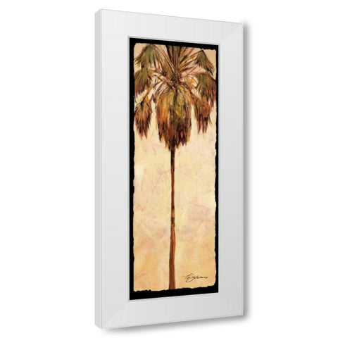 Hollywood White Modern Wood Framed Art Print by James, Mary Anne