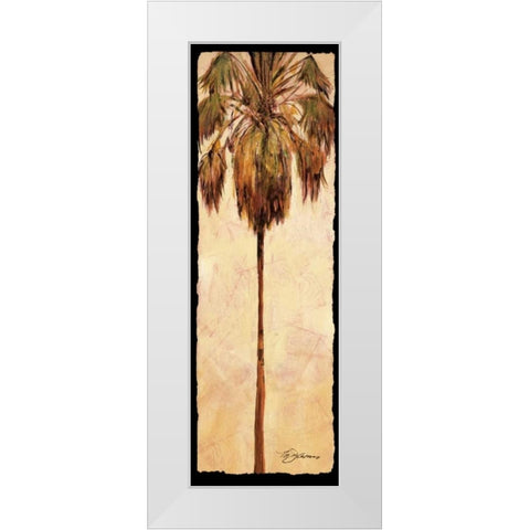 Hollywood White Modern Wood Framed Art Print by James, Mary Anne