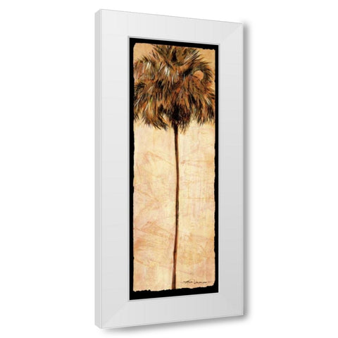 South Beach White Modern Wood Framed Art Print by James, Mary Anne