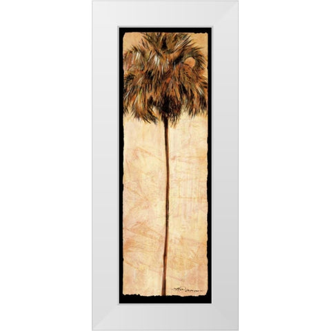 South Beach White Modern Wood Framed Art Print by James, Mary Anne