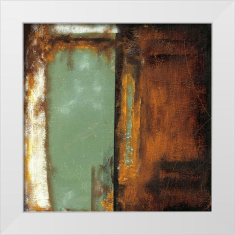 Copper Age I White Modern Wood Framed Art Print by Johnson, Marc