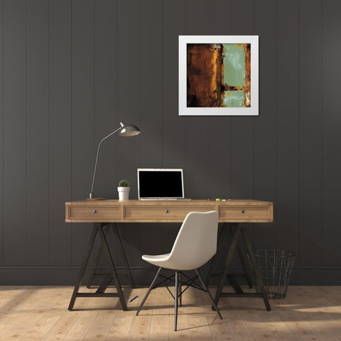 Copper Age II White Modern Wood Framed Art Print by Johnson, Marc