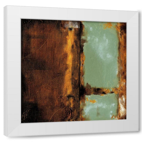 Copper Age II White Modern Wood Framed Art Print by Johnson, Marc