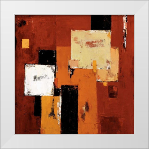 Reason White Modern Wood Framed Art Print by Yiu, Joyce