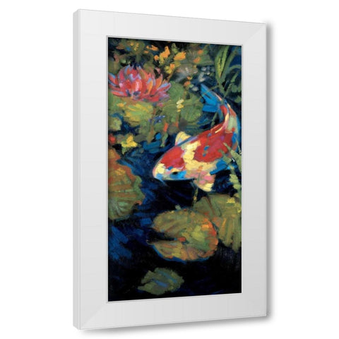 Asian Serenity II White Modern Wood Framed Art Print by Ostlund, Leif