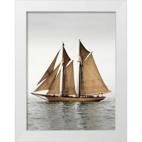 Mystic Journey I White Modern Wood Framed Art Print by LeBlanc, Frederick J.