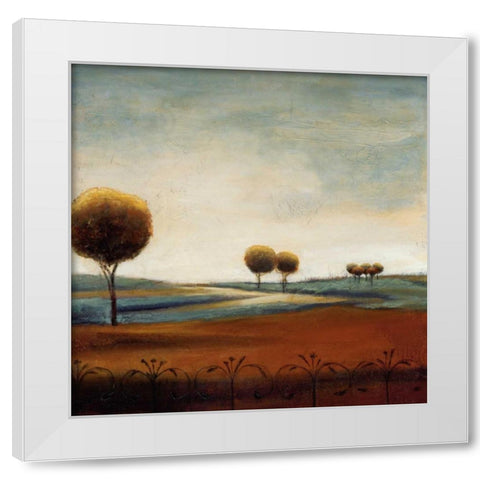 Tranquil Plains I White Modern Wood Framed Art Print by Salemink-Roos, Ursula