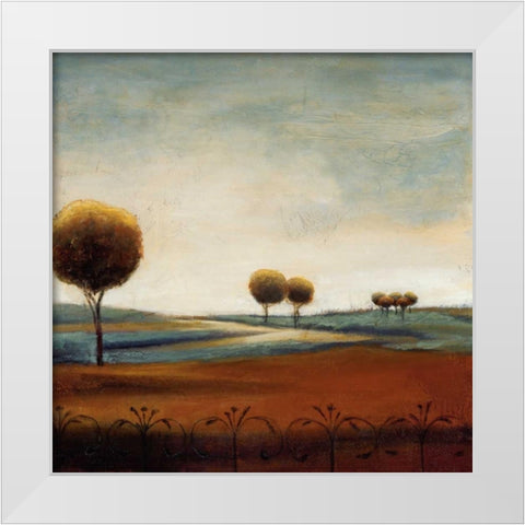 Tranquil Plains I White Modern Wood Framed Art Print by Salemink-Roos, Ursula