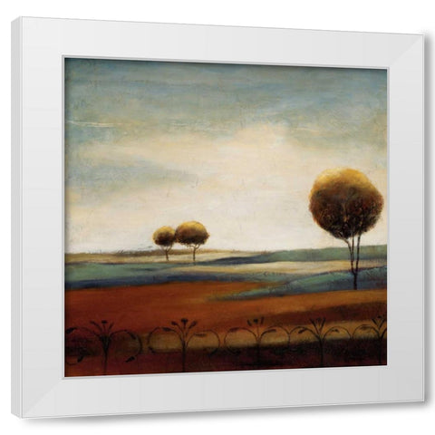 Tranquil Plains II White Modern Wood Framed Art Print by Salemink-Roos, Ursula