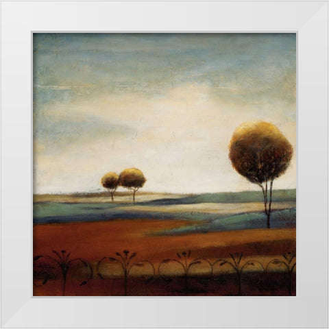 Tranquil Plains II White Modern Wood Framed Art Print by Salemink-Roos, Ursula