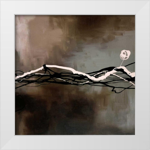 Syncopation I White Modern Wood Framed Art Print by Maitland, Laurie