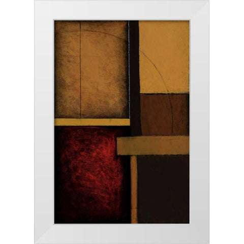 Gateways I White Modern Wood Framed Art Print by St.Germain, Patrick