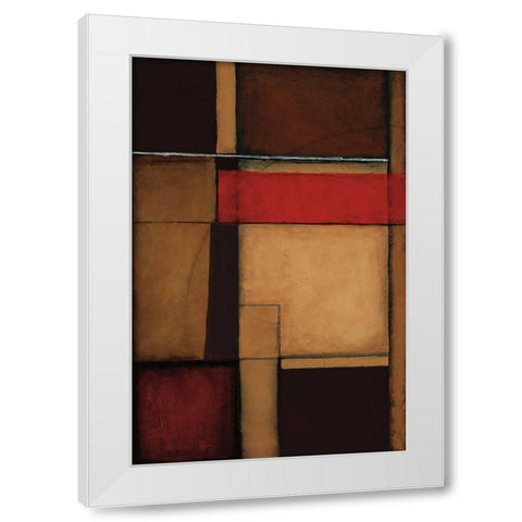 Gateways II White Modern Wood Framed Art Print by St.Germain, Patrick