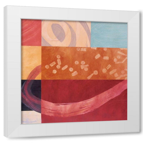 Synergistic Interchange I White Modern Wood Framed Art Print by Emery, Leslie