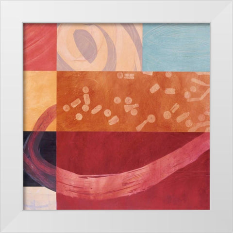 Synergistic Interchange I White Modern Wood Framed Art Print by Emery, Leslie
