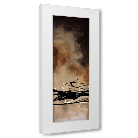 Tobacco and Chocolate I White Modern Wood Framed Art Print by Maitland, Laurie