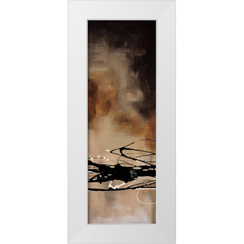Tobacco and Chocolate I White Modern Wood Framed Art Print by Maitland, Laurie