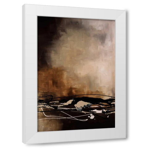 Tobacco and Chocolate II White Modern Wood Framed Art Print by Maitland, Laurie