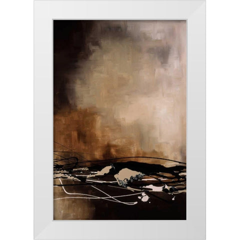 Tobacco and Chocolate II White Modern Wood Framed Art Print by Maitland, Laurie