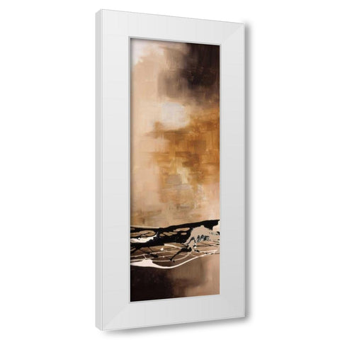 Tobacco and Chocolate III White Modern Wood Framed Art Print by Maitland, Laurie