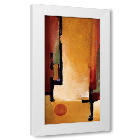 On the Rise White Modern Wood Framed Art Print by Li-Leger, Noah