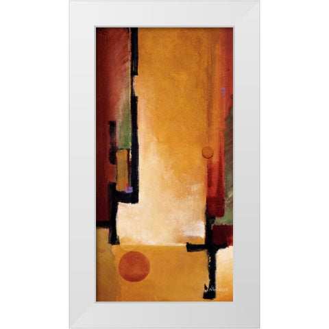 On the Rise White Modern Wood Framed Art Print by Li-Leger, Noah