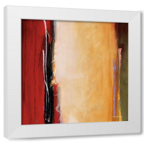 Solar Emission I White Modern Wood Framed Art Print by Li-Leger, Noah