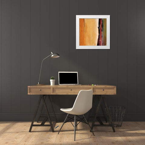 Solar Emission II White Modern Wood Framed Art Print by Li-Leger, Noah