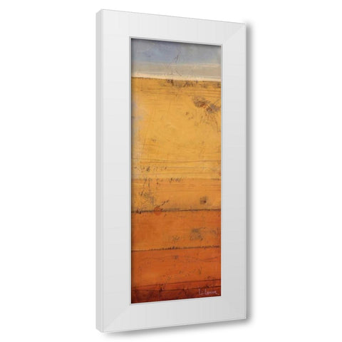 Promontory I White Modern Wood Framed Art Print by Li-Leger, Don