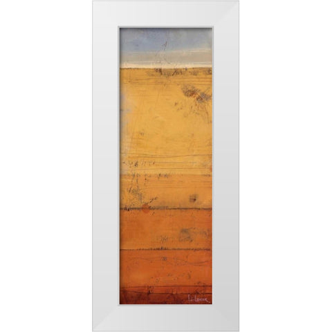 Promontory I White Modern Wood Framed Art Print by Li-Leger, Don