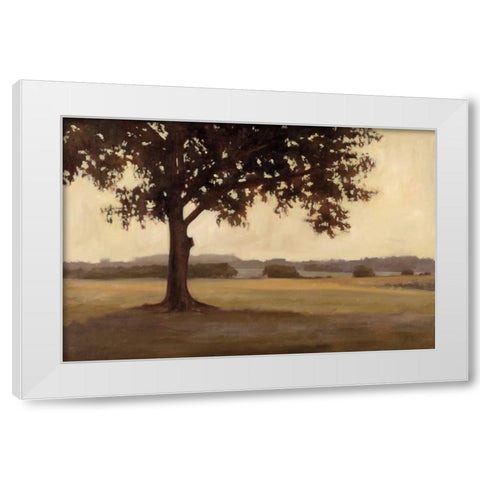 An Old Acquaintance White Modern Wood Framed Art Print by Lightell, Megan