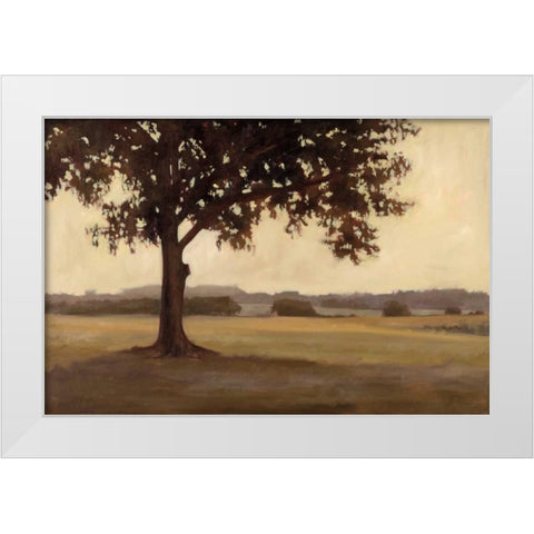 An Old Acquaintance White Modern Wood Framed Art Print by Lightell, Megan