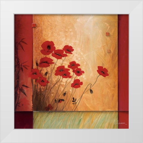 Into the Light White Modern Wood Framed Art Print by Li-Leger, Don