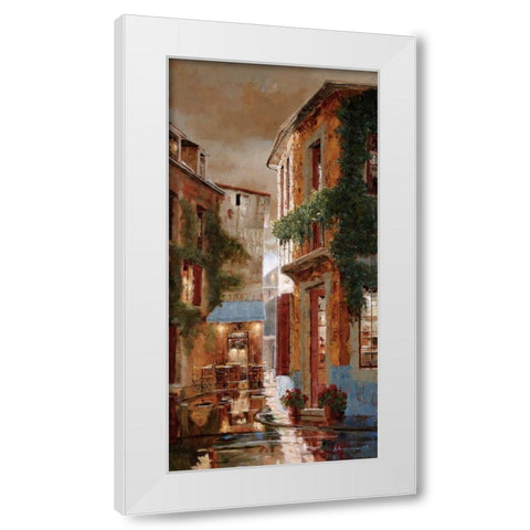 Tender is the Night White Modern Wood Framed Art Print by Archambault, Gilles