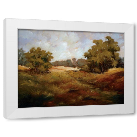 Peaceful Retreat I White Modern Wood Framed Art Print by Baynes, Maija