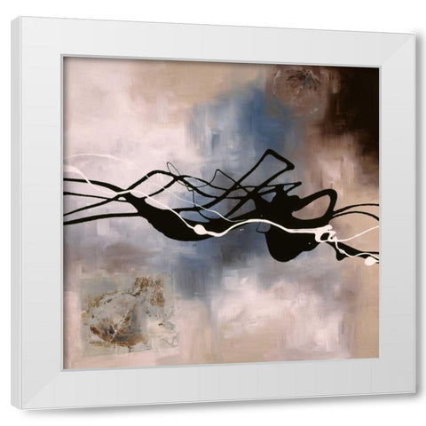 Watery Hollow I White Modern Wood Framed Art Print by Maitland, Laurie
