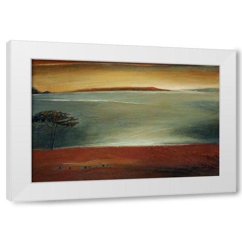 Morning Light White Modern Wood Framed Art Print by Salemink-Roos, Ursula