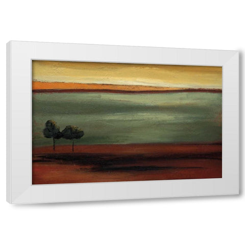 Morning Song White Modern Wood Framed Art Print by Salemink-Roos, Ursula