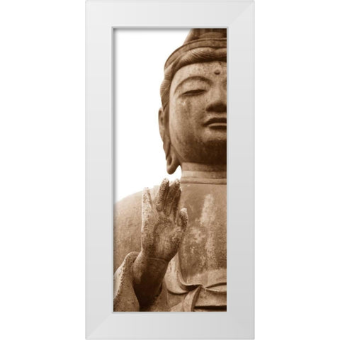 Buddha I White Modern Wood Framed Art Print by Maihara/Watt, Jeff/Boyce