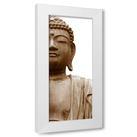 Buddha II White Modern Wood Framed Art Print by Maihara/Watt, Jeff/Boyce