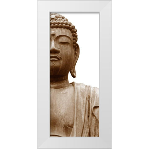 Buddha II White Modern Wood Framed Art Print by Maihara/Watt, Jeff/Boyce