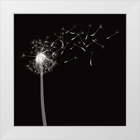 Into the Night II White Modern Wood Framed Art Print by Wehtje, Jim