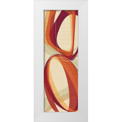 Vanguard II White Modern Wood Framed Art Print by Ahava
