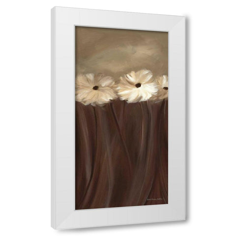 Daisy Bouquet White Modern Wood Framed Art Print by Parker, Karen Lorena