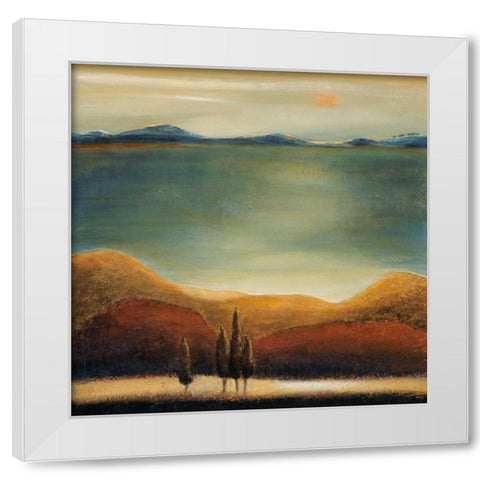 Tierra Sol White Modern Wood Framed Art Print by Salemink-Roos, Ursula