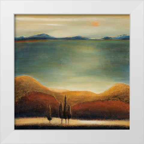 Tierra Sol White Modern Wood Framed Art Print by Salemink-Roos, Ursula