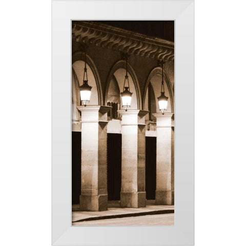 Paris Lights I - Arches I White Modern Wood Framed Art Print by Maihara/Watt, Jeff/Boyce