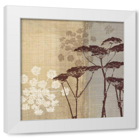 Lace II White Modern Wood Framed Art Print by Venter, Tandi